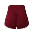 thumbnail image 4 of AKEGAMN Yoga Compression Workout Slip Shorts, Red M, Size S-3XL, 4 of 5