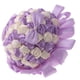 thumbnail image 5 of Bouquet Ramo de Bowknot con Cinta de y Artificiales Accesorio de Novias de Púrpura y blanco Yotijar Ramo de novia, 5 of 10