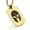 Gold, variant on Stainless Steel Gladiator Warrior Champion Dog Tag Pendant Necklace
