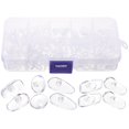 thumbnail image 4 of 1 juego de almohadillas nasales para gafas, almohadillas nasales de silicona, cómodas almohadillas nasales para gafas, 4 of 4
