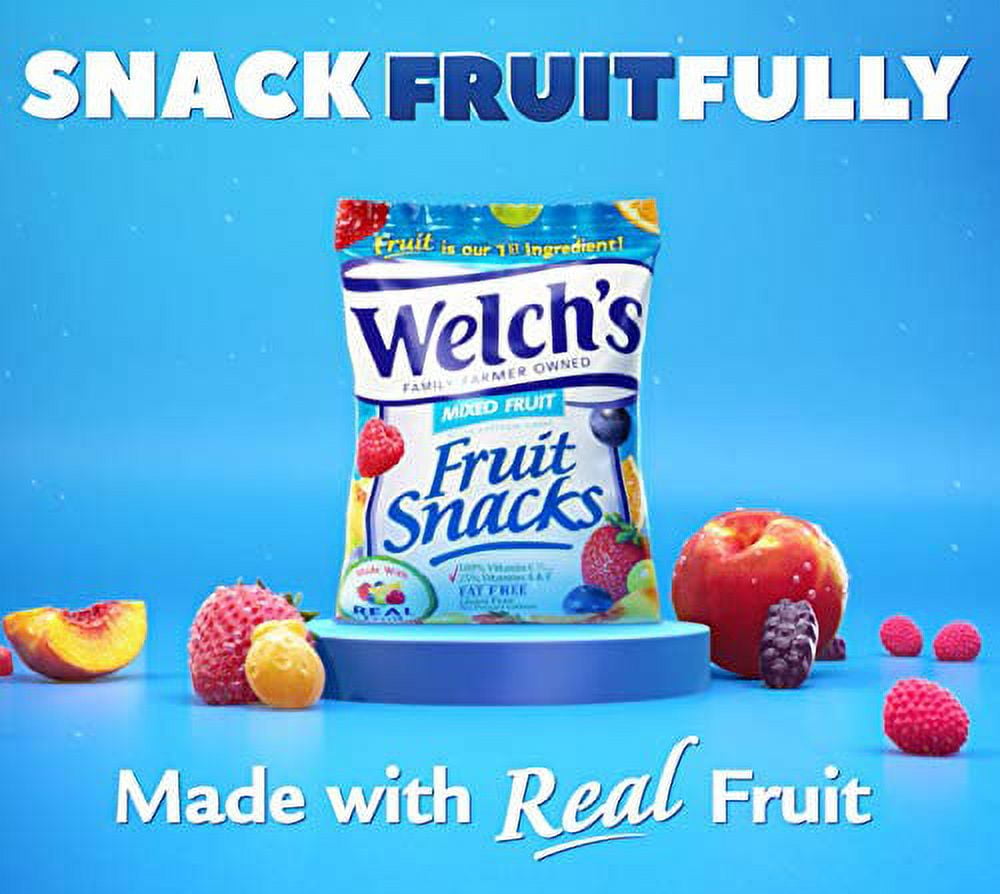 Welchs Mixed Fruit Fruit Snacks, 5-Ounce (Pack of 12)