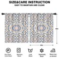 thumbnail image 2 of Blackout Kids Curtains,Boho Bohemia Flower Childrens Insulated Curtains Set Of 2,Bedroom Essentials,Toddler Room Decor 52"x63"(132x160cm), 2 of 4