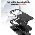 thumbnail image 3 of for Samsung Galaxy Z Flip 6 Case, Hinge Protector and Shockproof TPU and Microfiber for Samsung Galaxy Z Flip 6 (Black), 3 of 6