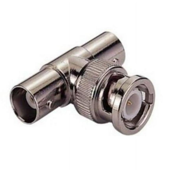 CableWholesale 31X1-05610 BNC Male to Dual BNC Female BNC T-Connector