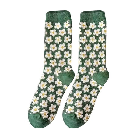 

✪ Vintage Avocado Green for Fresh Socks 1 Pair Ankle Sock Winter Warm Socks for Women Thicken Care Warming Sock