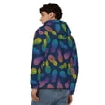 thumbnail image 4 of Honeii Retro Bright Pineapple Print Hoodies for Men, Pullover & Full Zip, Breathable Zip up Hoodie, Sweatshirt-Medium, 4 of 5