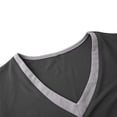 thumbnail image 4 of Nmnitkp Scrubs for Women Set Color Block Scrubs Set Short Sleeve V-Neck Cargo Pockets Loose Fit Four-Way Stretch Moisture-Wicking Antimicrobial Caregiver Nursing Medical Uniforms Gray,2XL, 4 of 8