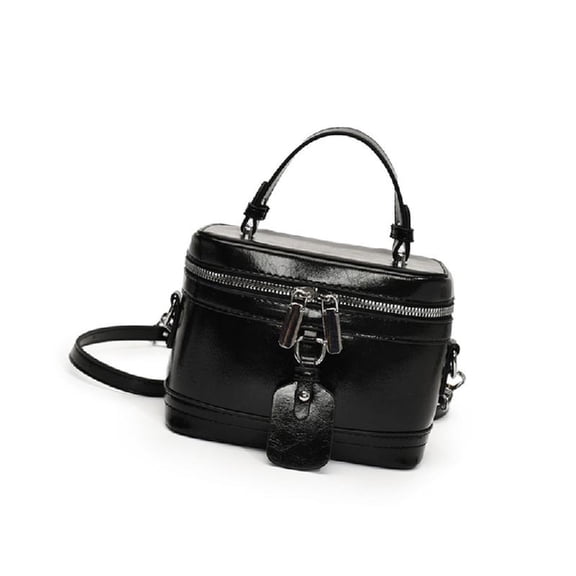 Korean Styles Crossbody Bag for Women Top Handle Bag Trendy Shoulder Bag Solid Color Daily Handbag Purse Box Bag