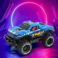 thumbnail image 6 of Horivan Off Road RC Car 2.4GHz Remote Control Truck with LED Lights, 25m Range, 10km/h High Speed, All Terrain Vehicle for Indoor Outdoor Stunt Racing, Durable Toy Car Gift, 6 of 9