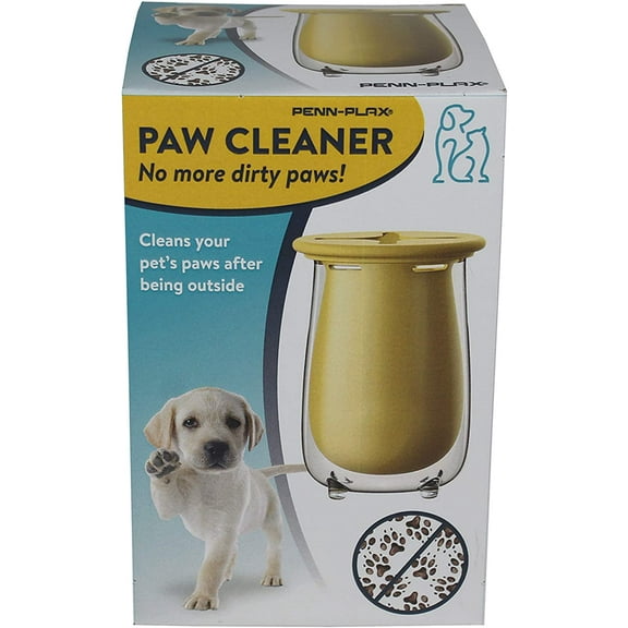 Penn-Plax Paw Cleaner with Spill Proof Design – Easy to Use and Portable – Ideal for Small to Medium Dog Breeds