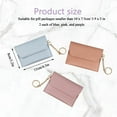 thumbnail image 4 of Sekonow 6Pcs Birth Control Pill Case Holder, PU Leather Birth Control Case Sleeve Wallet with Snap and Keyring, Privacy Protection Contraceptive Medicine Holder Keychain, 4 of 7