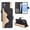 Black, variant on For Samsung Galaxy S26 Ultra 5G 6.9" Splicing Leather Pattern Flip Buckle Attachment/Closure, Card Slots/Pocket, PU Leather Flip Wallet Case,Blue,For Galaxy S26 Ultra 5G