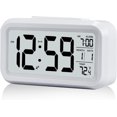 thumbnail image 1 of Alarma digital YUANXCMXG Pantalla LCD 5.1 con calendario y repetición Blanco, 1 of 5