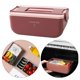 thumbnail image 5 of Bento Box Fiambrera comercial a prueba de Soporte de pared de partición extraíble Caja de almacenamiento de comida de picnic Sin BPA con rojo Macarena Estuche Bento, 5 of 8