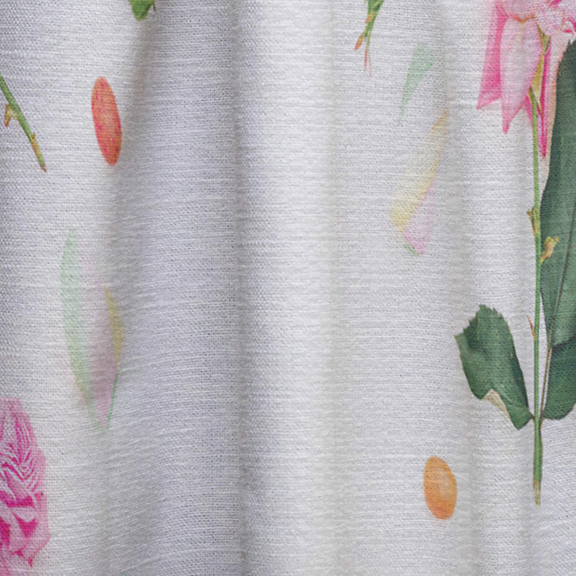 Designart 'Botanical Floral Retro VI' Mid-Century Modern Curtain Panel