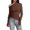 Coffee, variant on Graphic Tennis Tees for Women T-Shirts Women's Neckline Fashion Solid Color Off The Shoulder Long Sleeve T Shirt Green XS