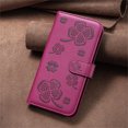 thumbnail image 4 of ELEHOLD Wallet Case for iPhone 8 Plus/7 Plus Folio Card Holders Case with Premium Leather Embossed Pattern Adjustable Stand Function Magnetic Clasp Shockproof Full Protective Purse Case,rose, 4 of 6