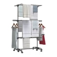 thumbnail image 1 of Rack Tendedero Plegable de Acero Inoxidable con 6 Niveles | Secador de Ropa Resistente y Compacto | Diseño Plegable para Ahorro de Espacio | Ideal para Interior y Exterior | Fácil de Usar, 1 of 5