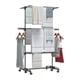 thumbnail image 1 of Rack Tendedero Plegable de Acero Inoxidable con 6 Niveles | Secador de Ropa Resistente y Compacto | Diseño Plegable para Ahorro de Espacio | Ideal para Interior y Exterior | Fácil de Usar, 1 of 5