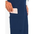 thumbnail image 3 of MED COUTURE Women Yoga 2 Cargo Pocket Pant, Color: Navy, Size: S (8758P-NAVY-S), 3 of 5