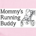 thumbnail image 2 of CafePress - Mommy's Running Buddy Body Suit - Baby Light Bodysuit, Size Newborn - 24 Months, 2 of 4