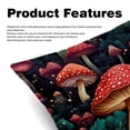 thumbnail image 2 of Mushroom Luxurious Velvet Pillow of 2,for Bed Pillow Covers and Throw Pillows - Available in 16x16, 18x18, and 20x20 Inches with Unique Patterns for Various Occasions, 2 of 6