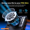 thumbnail image 3 of Piezas de repuesto para el ventilador de refrigeración interno de la PS5 Slim, kit de limpieza de polvo y actualización del ventilador para PlayStation 5 Slim, ventilador de refrigeración de 19 aspas, 3 of 8