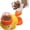 Yellow, variant on Small Dog Interactive Treat Dispenser Toy, Food Puzzle Slow Feeder