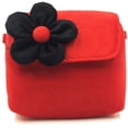 thumbnail image 3 of Aligle Little Girl Beauty Set Bolso de mano de flores de peluche + 2 pinzas para el cabello + collar pulsera (rosa) Adepaton HMHZ881-4, 3 of 7
