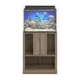 thumbnail image 4 of Flipper Cove 20 Gallon Aquarium Stand, Rustic Oak, 4 of 8