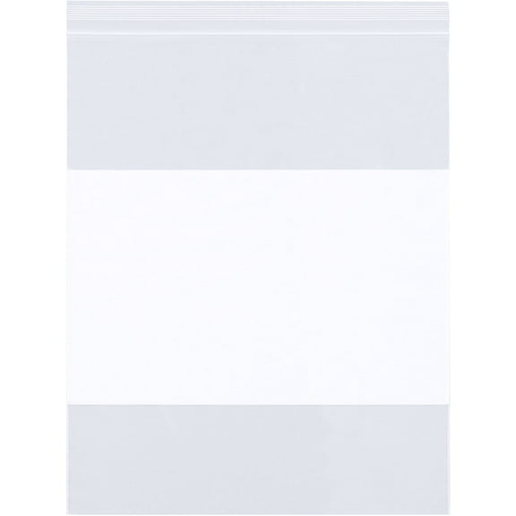 9" x 12" Reclosable Poly Bags 2 Mil Clear 1000/Pack (PB3975)