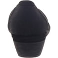 thumbnail image 4 of Cobb Hill Women's Devyn Black Nubuck Wedge Flats 8N, 4 of 5