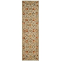 SAFAVIEH Antiquity Aloysius Oriental Wool Runner Rug, Beige/Multi, 2'3" x 10'