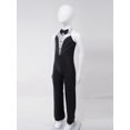 thumbnail image 3 of iiniim Leotards for Girls Gymnastics Dance Bodysuit Sparkle Unitard Jazz Latin Modern Competition Black 12, 3 of 7