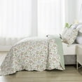 thumbnail image 7 of EWAYBY 3-Piece White Floral Quilt Bedding Sets, Queen, 7 of 7