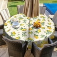 thumbnail image 4 of Lemon Outdoor Tablecloth with Umbrella Hole 60" x 60" Waterproof Zipper Table Cloth for Patio Table - Ideal Tablecloths for Picnics, Camping, and Yard Use, 4 of 6