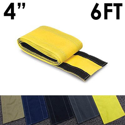 6FT Long, Yellow Safcord Carpet Cord Covers 4 Wide