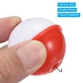 thumbnail image 4 of Uxcell 1.5" Fishing Bobbers 16 Pack Plastic Push Button Round Fishing Float, 4 of 7