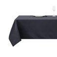 thumbnail image 1 of Deconovo Mantel rectangular decorativo, gris oscuro, 137 cm de ancho x 264 cm de largo, resistente al agua, para fiestas, 1 pieza, 1 of 7