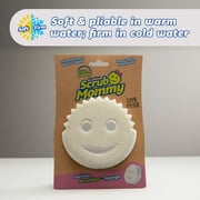 Scrub Daddy Scrub Mommy Dual-Sided Sponge Dye Free - Scratch-Free, Odor Resistant - 1ct