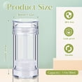 thumbnail image 4 of 30 Pack Empty Deodorant Containers 30ml (1 oz )- Refillable Plastic Tubes with Twist Up Bottom for Solid Perfume Lip Balm Travel DIY, 4 of 8
