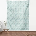 thumbnail image 3 of Sea Animals Sofa Upholstery Fabric by the Yard, Monochrome Shark Illustration Fashion Maritime Illustration Aquatics, Decorative Fabric for DIY Home Accents, 3 Yards, Turquoise Beige Teal by Ambesonne, 3 of 4