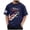 Dark Blue, variant on 250 Years America Shirt Men Patriotic Short Sleeve USA Tees Shirts Happy Birthday America Tee Red XL