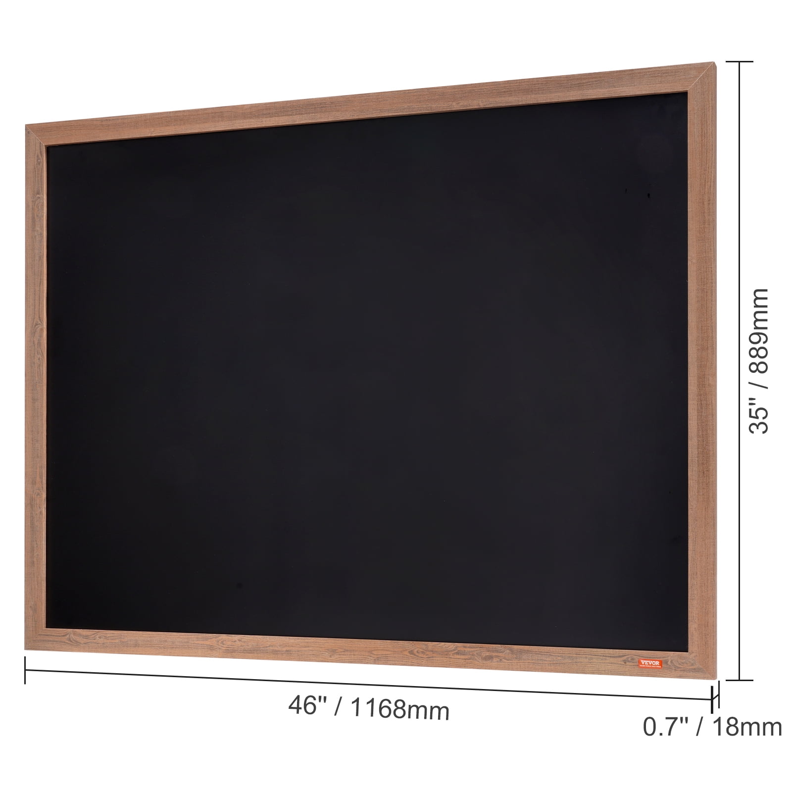 Tableau Noir Calendrier Magnétique Umtiti 33x43 Cm - Cadre Bois Pin Pour Bureau Ou École