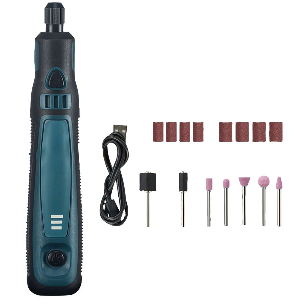 Light Weight Wireless Electric Engraving Pen Rechargeable Miniature Rotary Tool for Delicate Jade Carving Grinding Drill