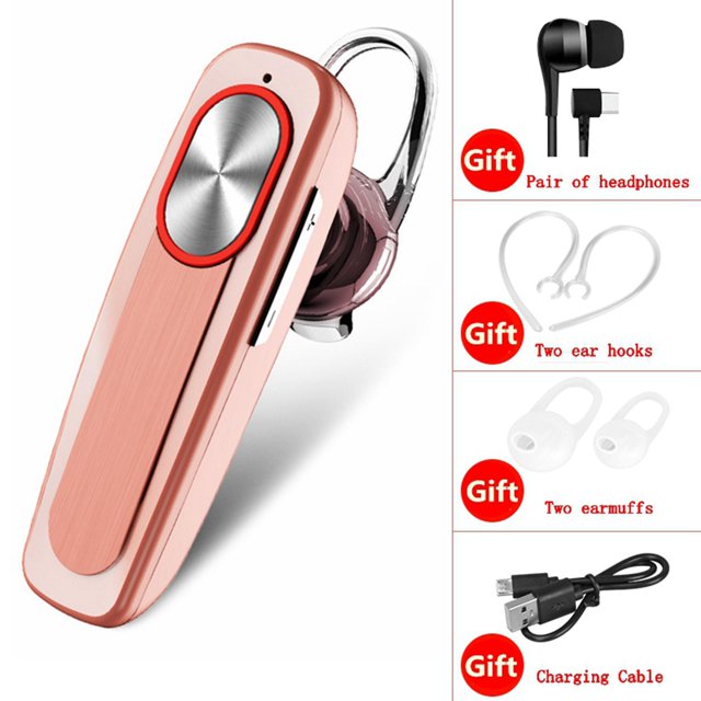 Auriculares Inalámbricos Perfecl de Alta Duración con Micrófono Rosa Dorado