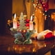 thumbnail image 5 of pstuiky Adorno navideño de ventana/escritorio con candelabro doble de hierro dorado, 5 of 6