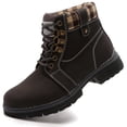 thumbnail image 1 of Botas de senderismo ANJOUFEMME Work impermeables para mujer, color negro, talla 7, 1 of 7