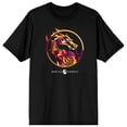 thumbnail image 4 of Mens Mortal Kombat Logo Scorpion Black Short Sleeve Shirt-3XL, 4 of 6