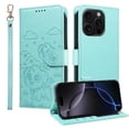 thumbnail image 3 of Funda Cartera GANGXUN con Diseño de Perrito en Relieve para iPhone 16 Pro , Protección 360° con Ranuras y Correa Desmontable, 3 of 6